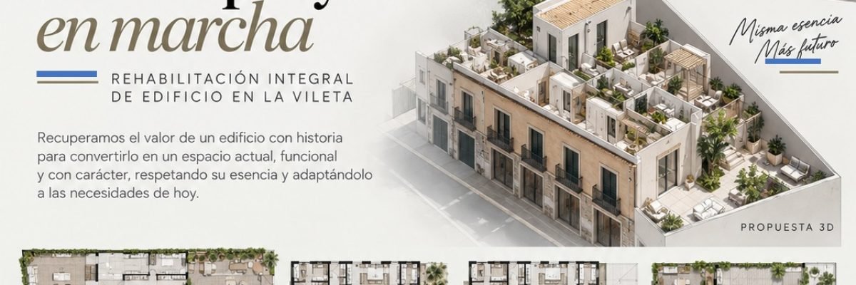 Proyecto de rehabilitación integral de un edificio en La Vileta, Palma